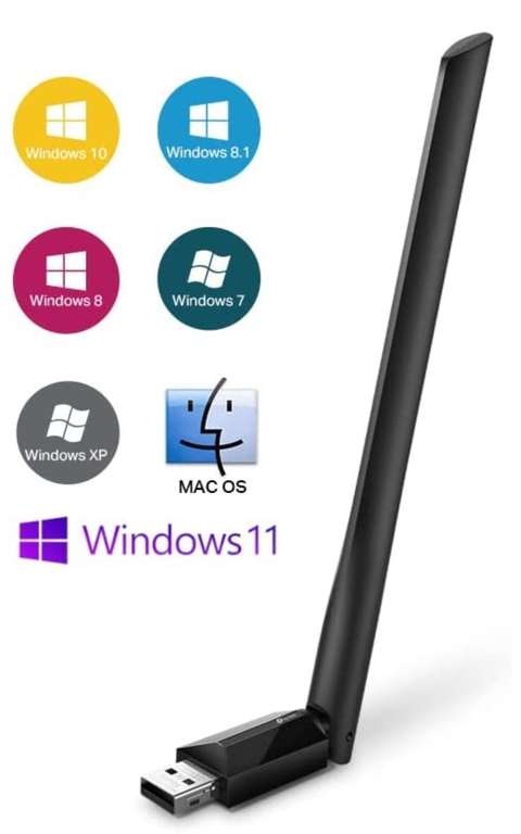 Tp Link Ac600 High Gain Usb Wi Fi Dongle Dual Band Wi Fi Adapter With 5dbi Antenna 11 99 4 49 Non Prime Amazon Hotukdeals