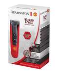 Remington Manchester United Beard Boss Cordless Beard/Stubble Trimmer Inc EDGEStyler & Adjustable Comb with 9 Length Settings, Black and Red