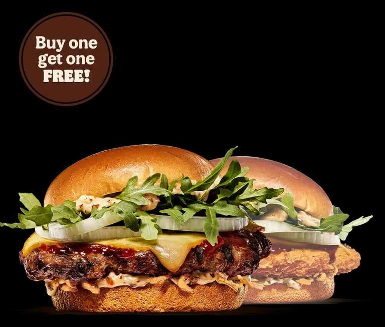 Buy One Smoky Chimichurri Angus / Smoky Chimichurri Chicken Get Another Free (Via App)