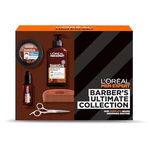 L'Oreal Men Expert - Gift Set for Men - Barber's Ultimate Collection - Beard - Infused with Cedarwood Essential Oil