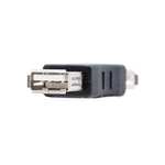 Nanocable 10.02.0001 USB 2.0 USB 2.0 Black - cable interface/gender adapters (USB 2.0, USB 2.0, Female/Female, Black, Polybag)