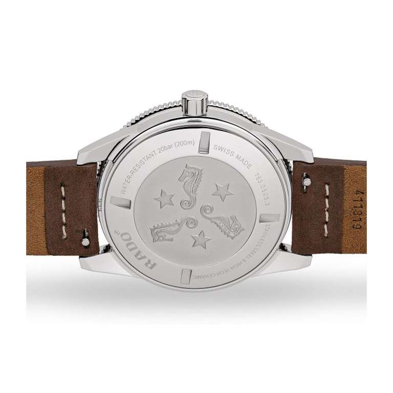 Rado Captain Cook Brown Dial & Brown Leather 42mm Watch - £1098 at checkout @ Fraser Hart