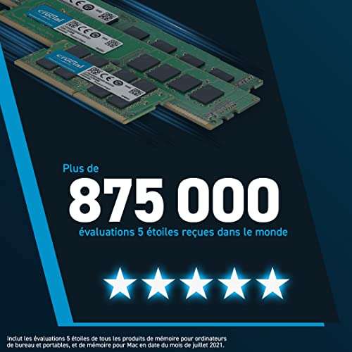 Crucial 32GB DDR5 4800MT CL40 RAM Kit - £52.12 @ Amazon France
