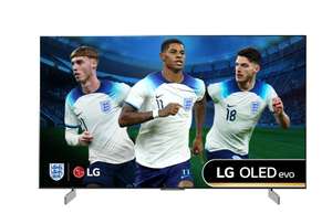 LG OLED42C34LA 42 inch OLED 4K Ultra HD HDR Smart TV - With code