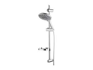 Livarno Home Multifunction Shower Head with Shower Rail £14.99 - 3 Year Warranty @Lidl