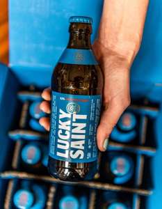 £10 off first order of alcohol-free lager beer at Lucky Saint