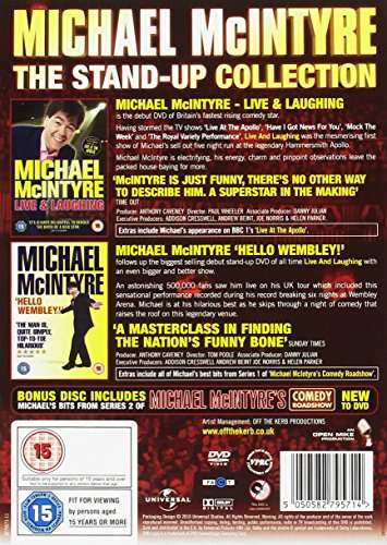 Michael McIntyre - The Stand-Up Collection [3 x DVD] - £2.50 - Sold by Springwood Media / Fulfilled by Amazon @ Amazon