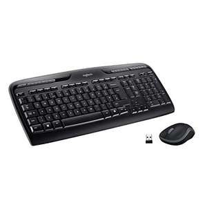 Logitech MK330 Wireless Keyboard and Mouse Combo for Windows, 2.4 GHz Wireless with USB-Receiver, Mouse, QWERTY UK Layout - £21.99 @ Amazon