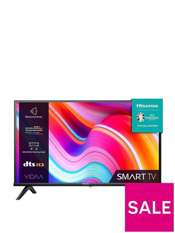 Hisense 40A4KTUK 40-inch Full HD Smart TV click and collect free