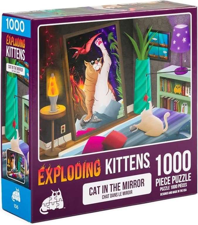 Exploding Kittens 1000 Piece Jigsaw Puzzles - Free C&C