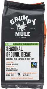 6x 227g Grumpy Mule Organic Seasonal Decaf Swiss Water Processed Ground Coffee with tastes of Smooth Chocolate, £6.10 (Min order 2) @ Amazon