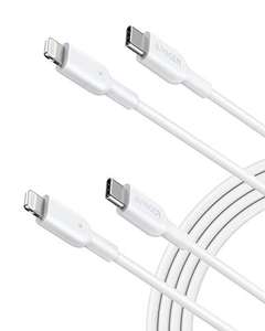 2 Pack Anker USB C to Lightning Cable,6ft (Prime members only) - £9.99 Sold by AnkerDirect UK and Fulfilled by Amazon