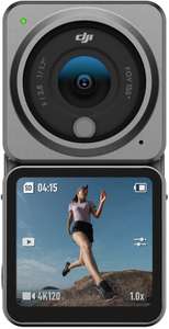 DJI Action 2 Dual-Screen Combo - 4K Action Camera with Dual OLED Touchscreens, 155° FOV, Magnetic Attachments - £365 @ Amazon