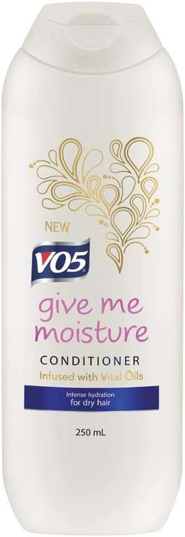 Alberto VO5 Give Me Moisture Conditioner 250ml - S&S 95p / 85p With Buy 4 for Extra 5% Saving