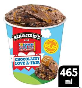 Ben & Jerry's Chocolatey Love a Fair Ice Cream Tub 465ml, Nectar Price
