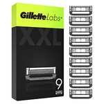 Gillette Labs Razor Blades Men, Pack of 9 Razor Blade Refills, Compatible with GilletteLabs with Exfoliating Bar and Heated Razor - £19 S&S
