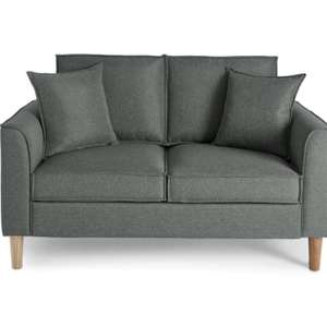 Homelife Emily - 2 Seater Sofa Charcoal or Grey £120 / Armchair Charcoal or Grey £80 w/ code