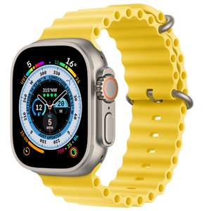 Customer Return Grade A Apple Watch Ultra 49mm Yellow Ocean Band £360 with Easter Egg Hunt code