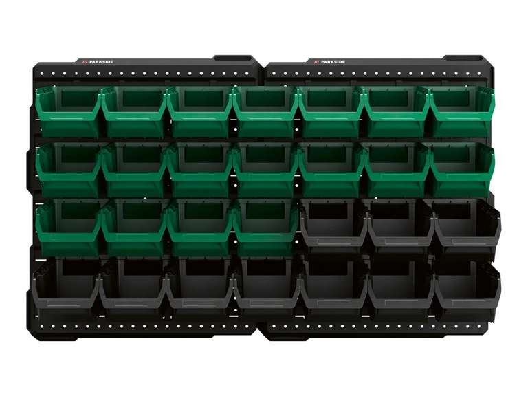 Parkside Storage Box Parkside Wall Organiser & Storage Set - 30 Pieces for £12.99 at Lidl ...