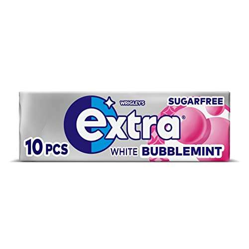 30 packs of Wrigleys extra bubble mint flavour - £11.25 @ Amazon