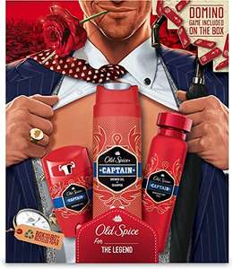 Old Spice Gentleman Gift Set Captain Deodorant Stick 50ml, Deodorant Spray 150ml & Shower Gel 250ml £3.90 @ Amazon UK