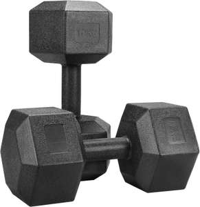 Yaheetech 2x10kg (Sold in Pair) Dumbbells Set Arm Hand Weight Dumbbell - W/Voucher - Sold & Dispatched by Yaheetech UK