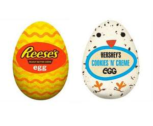 Reese's Peanut Butter Creme Egg 34G / Hershey's Cookies & Creme Egg 34G - 50p Each or 3 For £1 @ Tesco