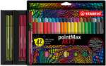 Fineliner - STABILO pointMax - ARTY - Pack of 42 - Assorted Colours