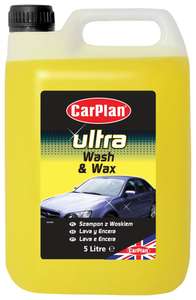 Carplan Ultra Wash and Wax Car Shampoo - 5Ltr - free collection