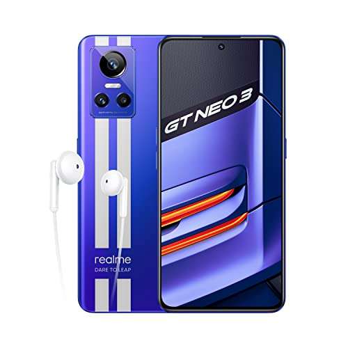 Realme Gt Neo3 5G 8+256GB Smartphone - 120hz OLED Dimensity 8100, 5000mah, 80W - £360.36 @ Amazon Italy