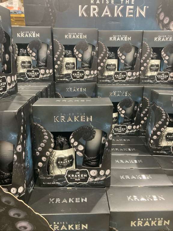 Kraken Rum 1L Gift Set £23.38 in store at Costco (Trafford)