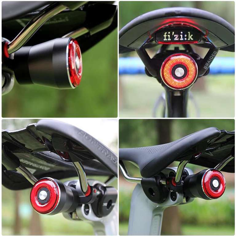 thumbnail image 2 of Cycli Accessories For Men Bike Tail Light Turn Signals, Waterproof LED Rear Bike Light Brake Warni Light With Wireless Remote Control, USB Rechargeable Bicycle Indicators Set For Safty Night Day Ridi, Type 2 of 9