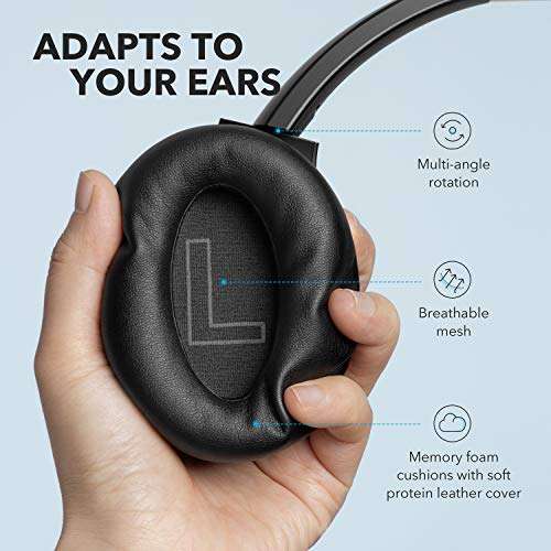 Soundcore by Anker Q20 Hybrid Active Noise Cancelling Bluetooth Headphones W/Voucher, Sold By Anker Direct