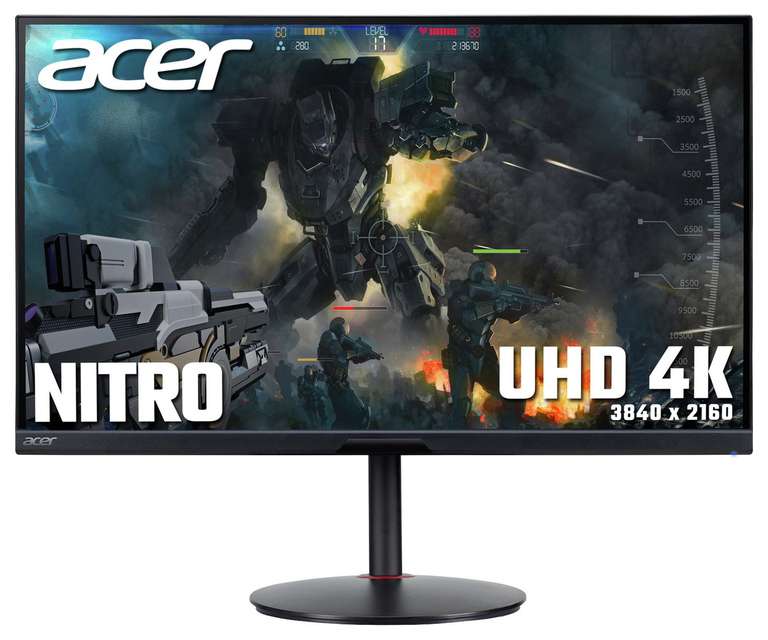 Acer Nitro XV282K 28 Inch 144Hz UHD Gaming Monitor HDMI 2.1 - £399.99 + Free Collection @ Argos