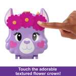 Polly Pocket mini toys eg Camp Adventure Llama Compact Playset with 2 Micro Dolls and 13 Accessories