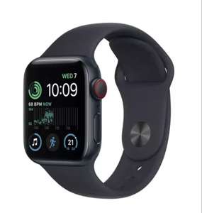APPLE Watch SE Cellular (2022) - Midnight with Midnight Sports Band, 40 mm