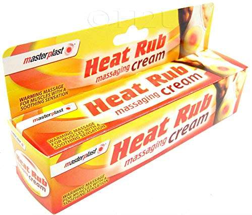 MASTERPLAST Heat Massaging Relief Cream, Ready to use, Resealable,70g