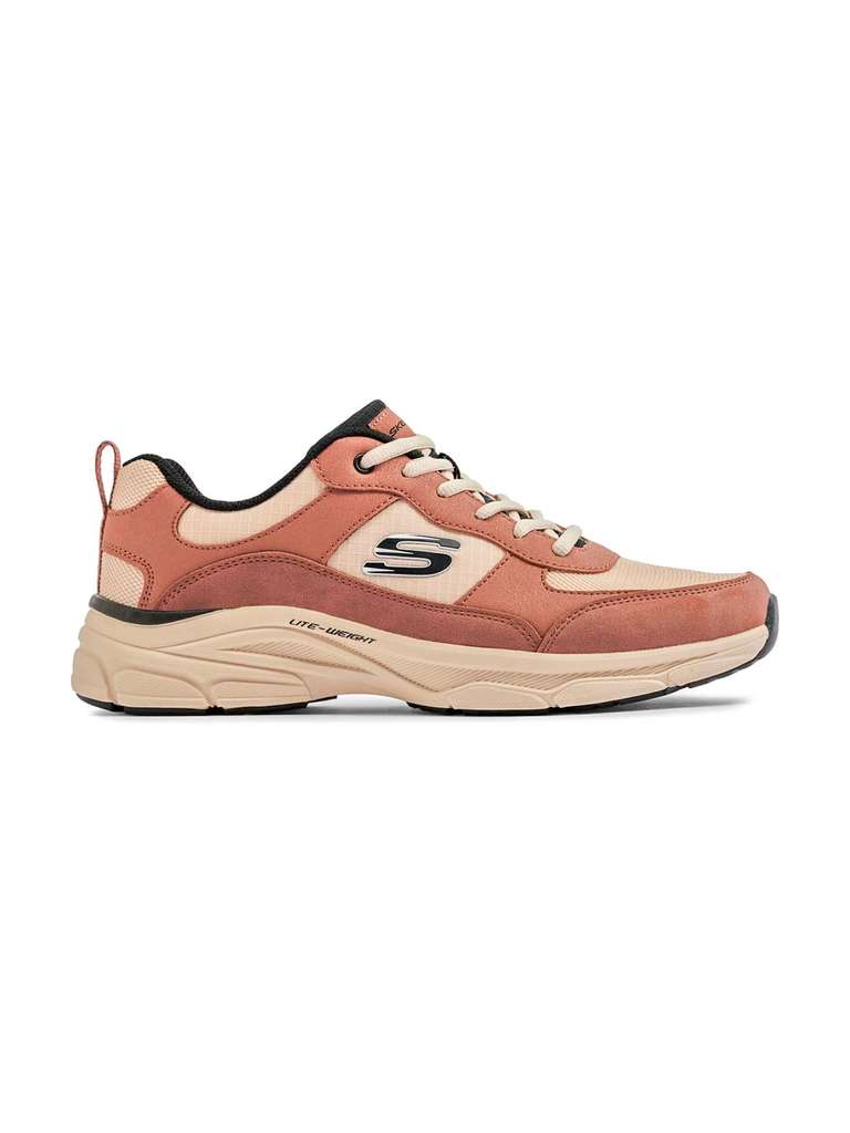 Skechers Beige / Brown Memory Foam Lace Up Comfort Trainers One Get One Half Price, From £74.98 For 2 @ Deichmann | hotukdeals