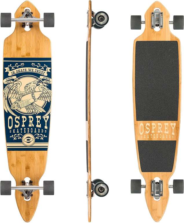 Osprey 42in Complete Skateboard Twin Tip Longboard/Cruiser £64.99 osprey-action-sports eBay