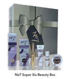 Free beauty box worth over £100 when you buy a Boots No7 Future Renew product + £10 off and free delivery with code