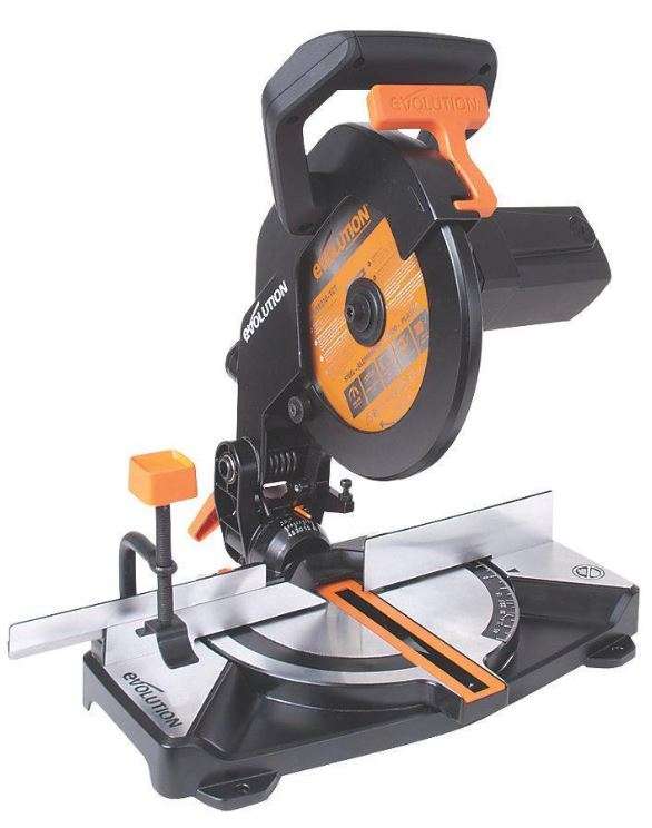 Evolution Compound Mitre Saw 210mm Electric R210CMS 1200W 240V (New Other) - £46.32 with code (UK Mainland) @ iforce_marketzone / ebay