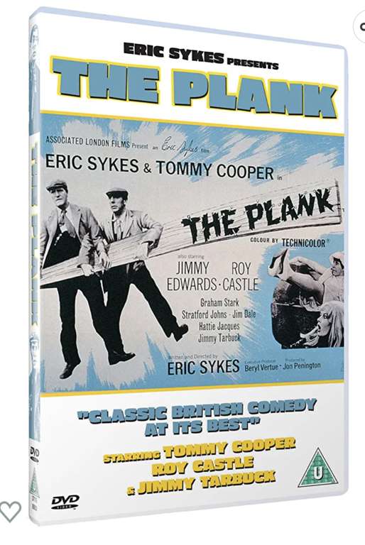 The Plank DVD Used £1.99 @ Music Magpie