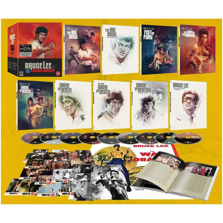 Bruce Lee at Golden Harvest Limited Edition - [4K Ultra-HD + Blu-Ray] Pre-Order £119.99 @ Amazon