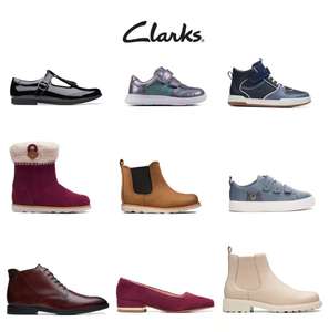 Up To 70% Off Sale - Kids Shoes from £10 + Free Click and Collect @ Clarks
