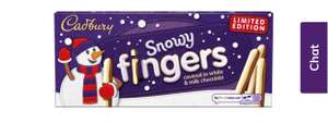 Cadbury Snowy Fingers 115g 34p @ Ocado