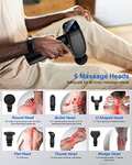 Massage Gun, Muscle Massage Gun Deep Tissue Massager,Quiet Professional Handheld 30 Speeds - £29.98 @ NAYWET / Amazon
