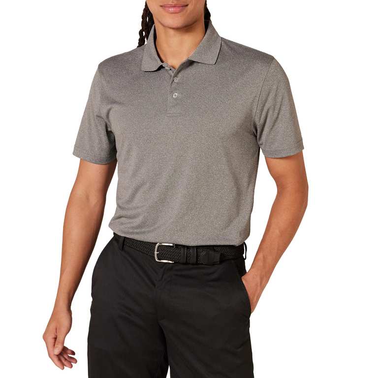 Amazon Essentials Men's Golf Polo Shirt - Grey / Light Blue £4.90 Size S