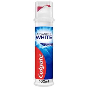 Colgate Advanced White Toothpaste 100ml - W/Voucher (71p / 67p S&S)