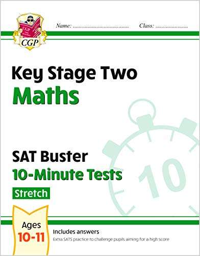 CGP KS2 Maths SAT Buster 10-Minute Tests - Paperback £2.47 @ Amazon