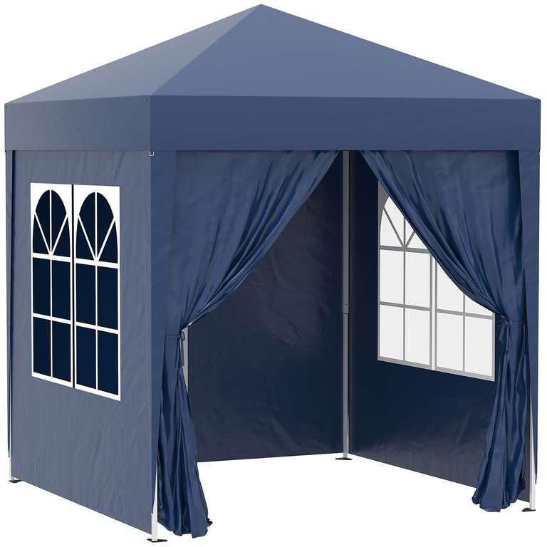 Outsunny 2mx2m Pop Up Gazebo Party Tent Canopy Marquee with Storage Bag Blue - with code - £55.99 @ eBay/Outsunny